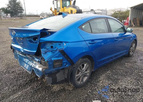 2018 Hyundai Elantra Sel из США, поврежденный, VIN 5NPD84LF7JH332426